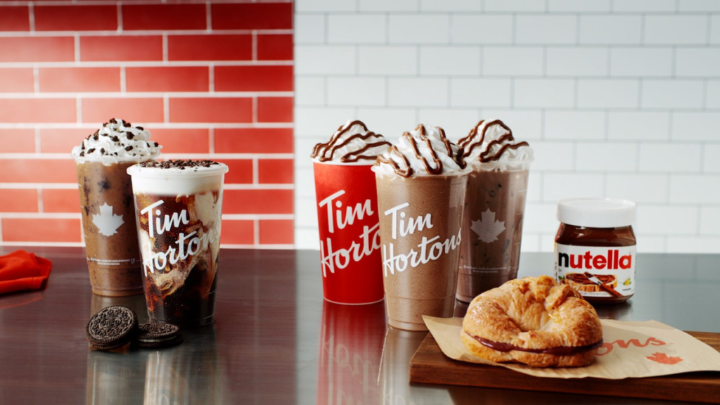 Tim Hortons Beverage Menu