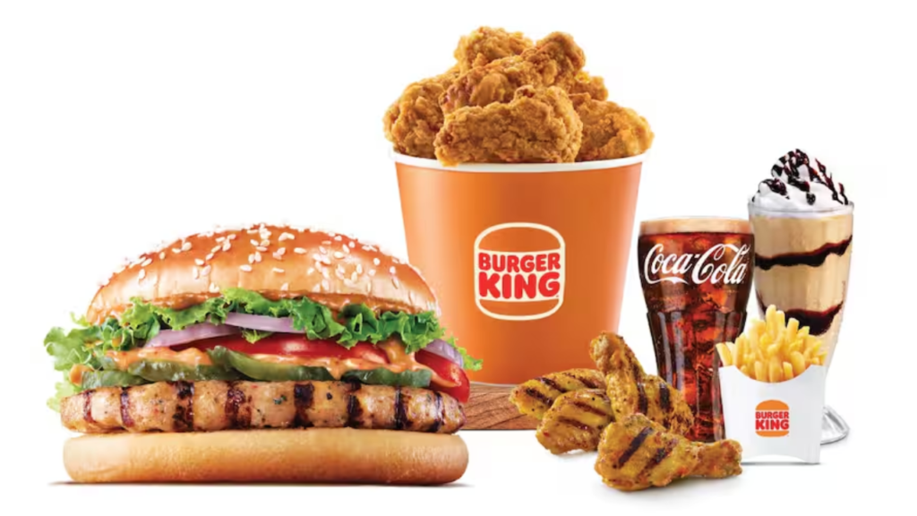 Burger King Dinner Menu