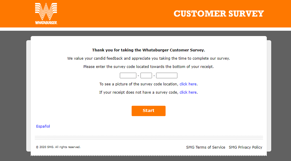 Take WhatABurger online survey at WhatABurgervisit