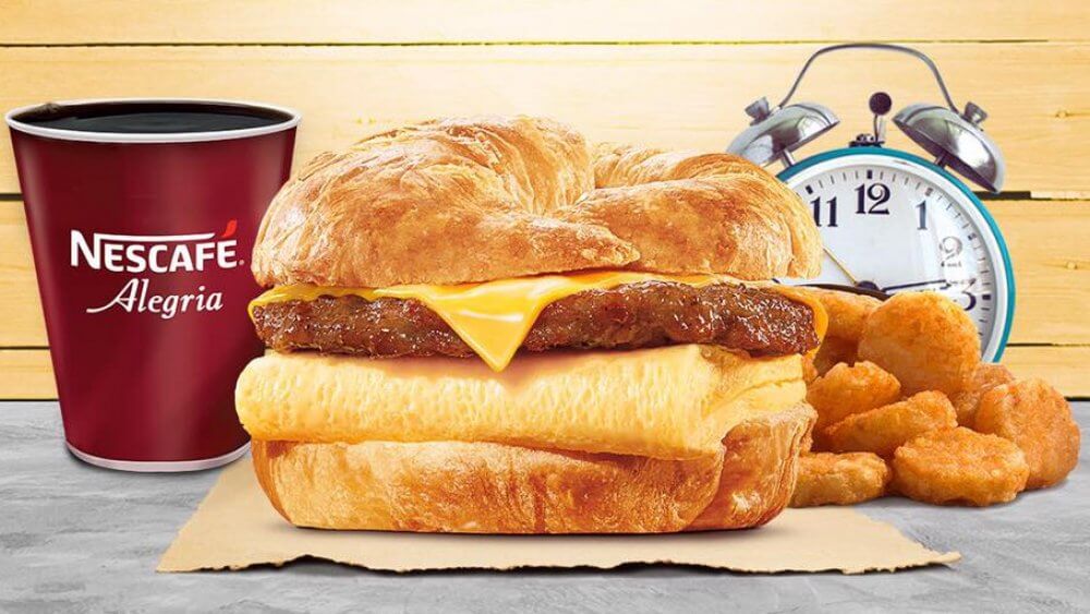 Burger king start serving lunch