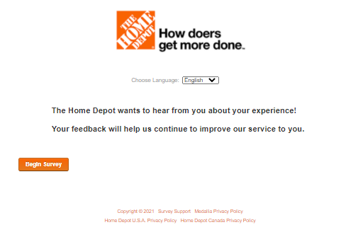 Home Depot Survey Www Homedepot Com Survey Win 5000 Gift Card Takesurvery Com