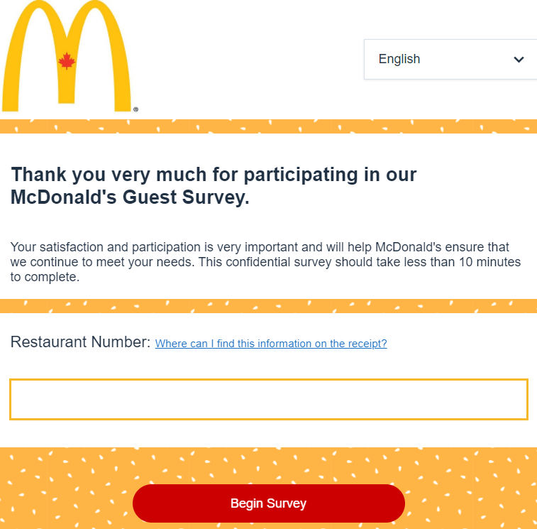 Mcdonalds-survey.ca