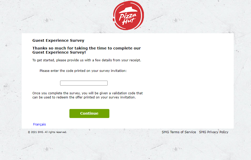 pizzahutlistens Survey