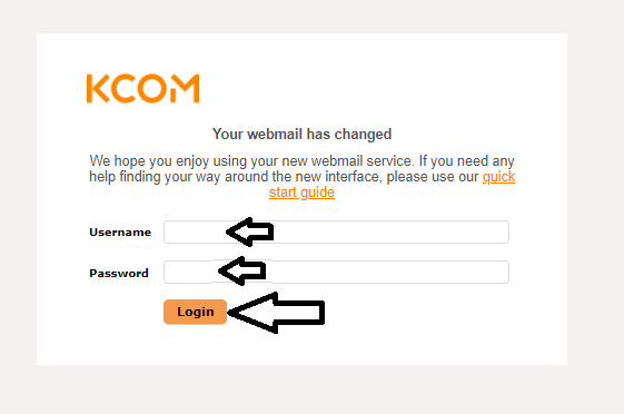 KCOM Webmail Login