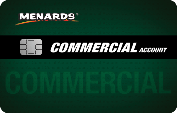 Menards Commercial Account