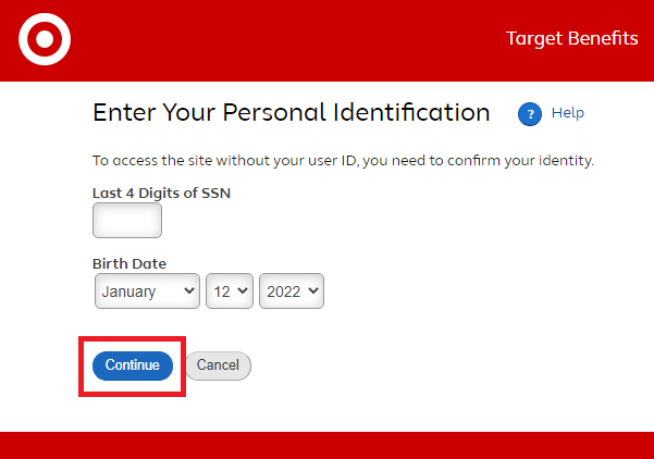 Reset Forgot Password in Targetpayandbenefits Portal