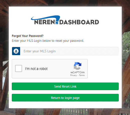 Reset Nnerenmls Login Password