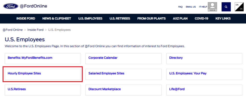 Select Hourly Employees Sites