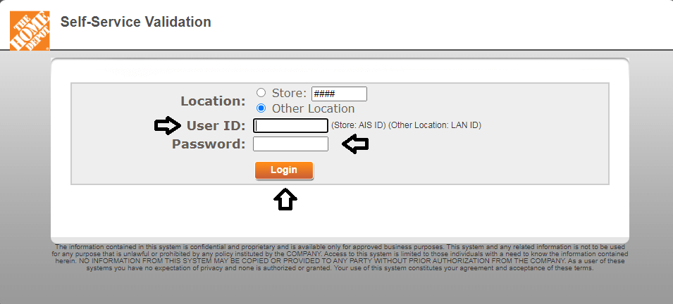 Self Service Home Depot Login