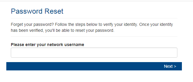 enter username and click on next to reset my nisd portal login password