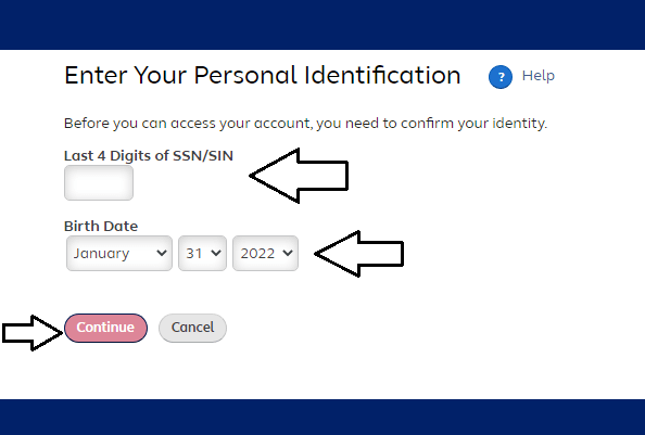 add required details and click on continue to register account on partner connect cintas portal