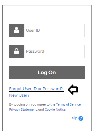 click on forgot user id or password in mycvshr login page