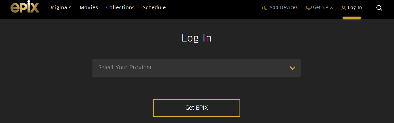 activate epix using epix.com