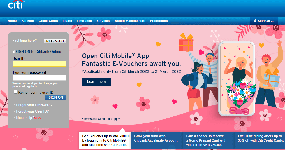 citibank credit card activation online