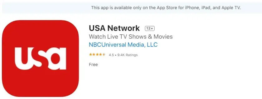 activate usa tv network on apple tv