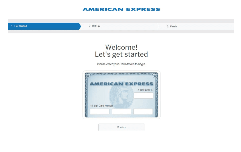 americanexpress.com confirmcard requirements