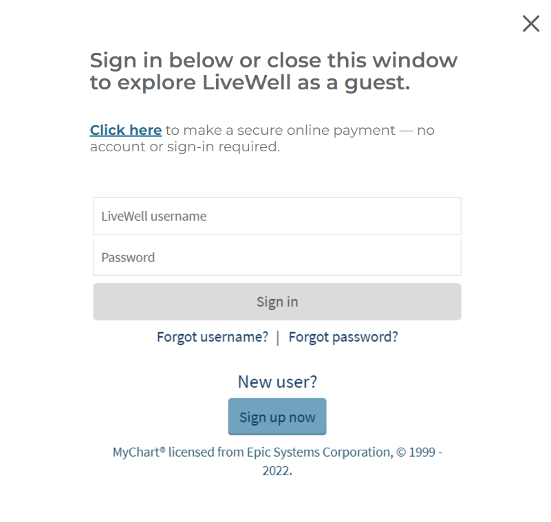 click on forgot password in linkwell login page