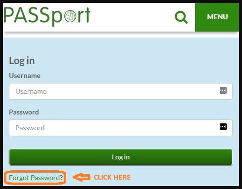 reset publix passport login password