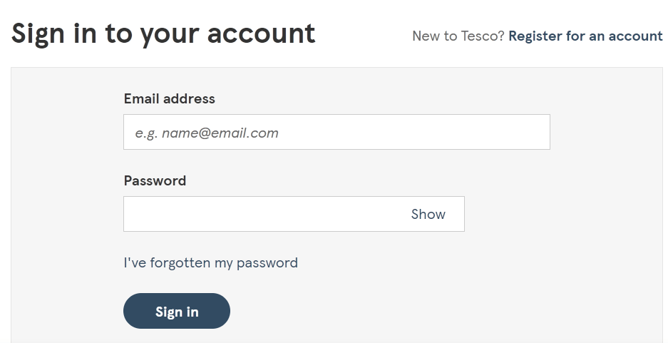 Login to tesco colleague clubcard account