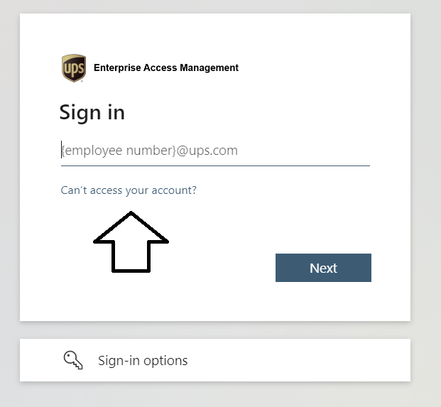 click on cant access my account in users login page