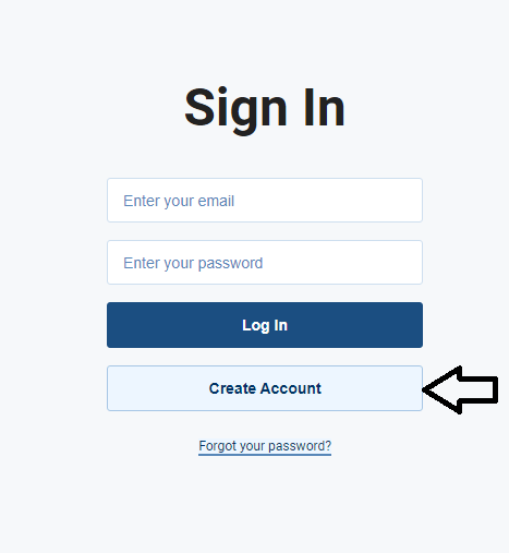 click on create account in fox news login page