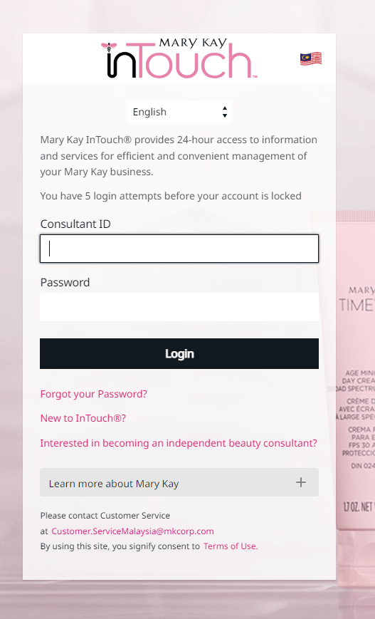 create new account on marykayintouch