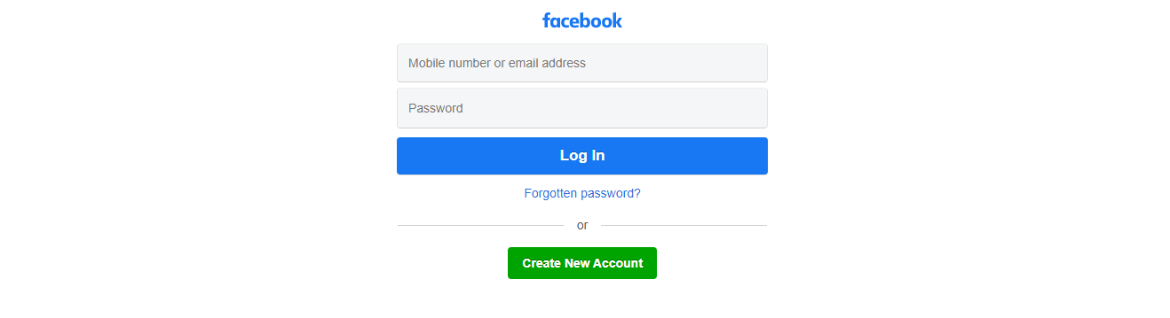 facebook touch login