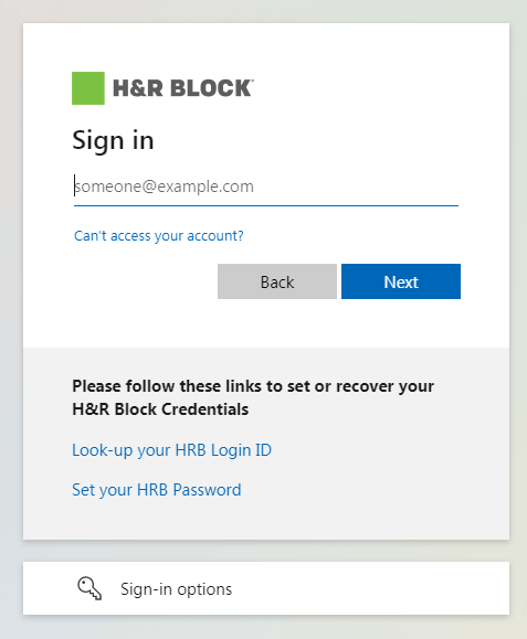 hrblock login