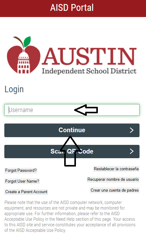 login to austin isd portal