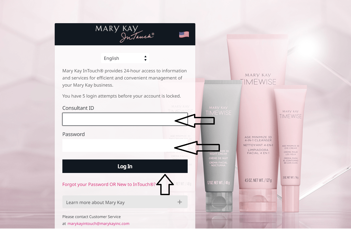 login to mary kay intouch account
