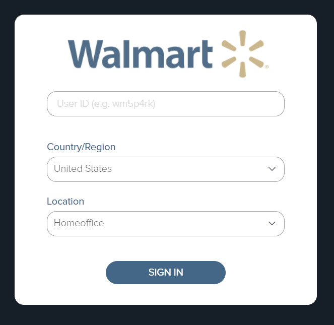 login to onewalmart account