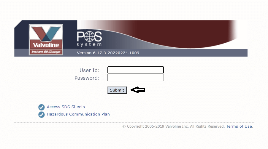 login to voic pos portal