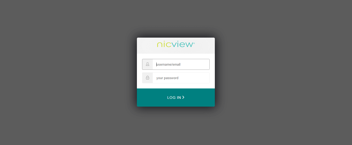 nicview account login