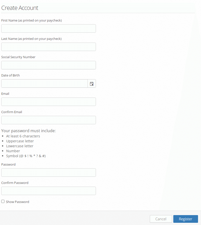 register account on mywaflehouse portal