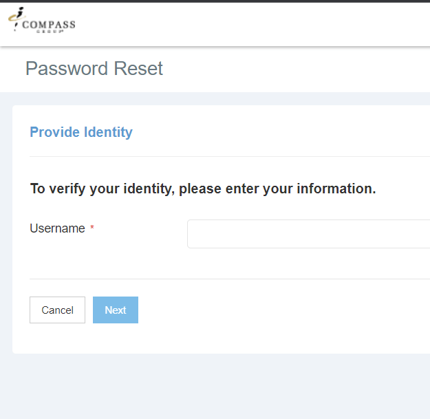 reset ess compass associate paystub portal login password