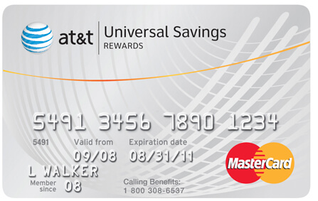 what is at&t universal card