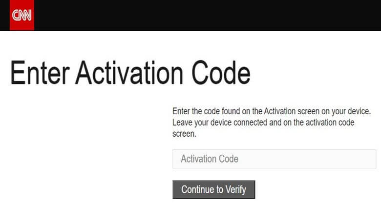 cnn it activate code