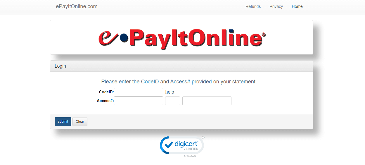 epayitonline login