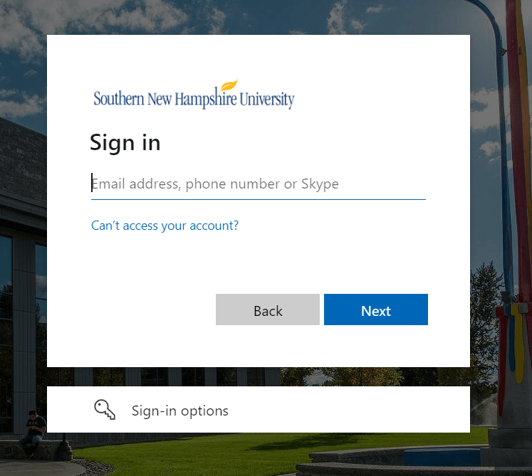 login to mysnhu portal