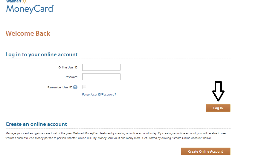 login to walmartmoneycard account