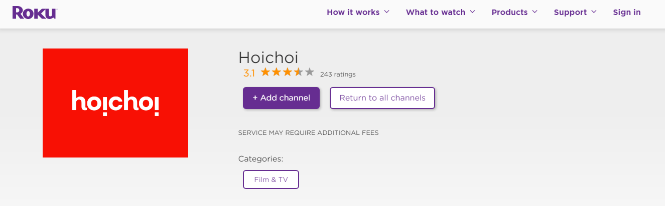 activate and watch hoichoi on roku
