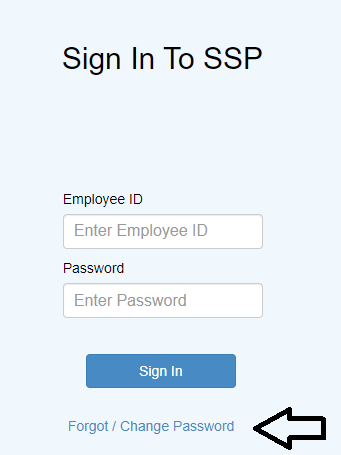 click on forgot or change password in usps liteblue portal