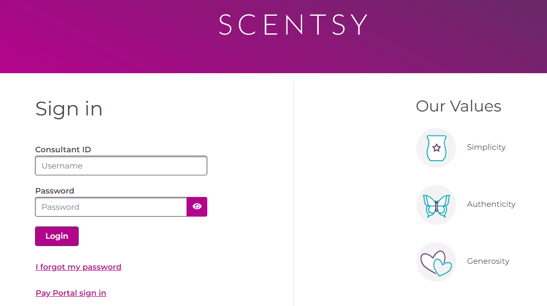 scentsy dashboard scentsy workstation login