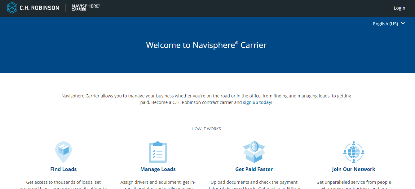 chrwtrucks navisphere carrier login