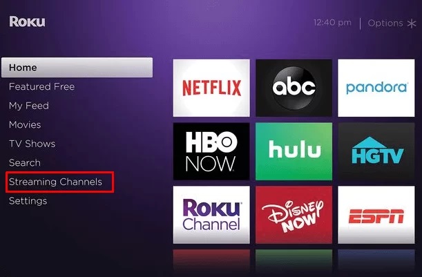 install and activate hgtv on roku