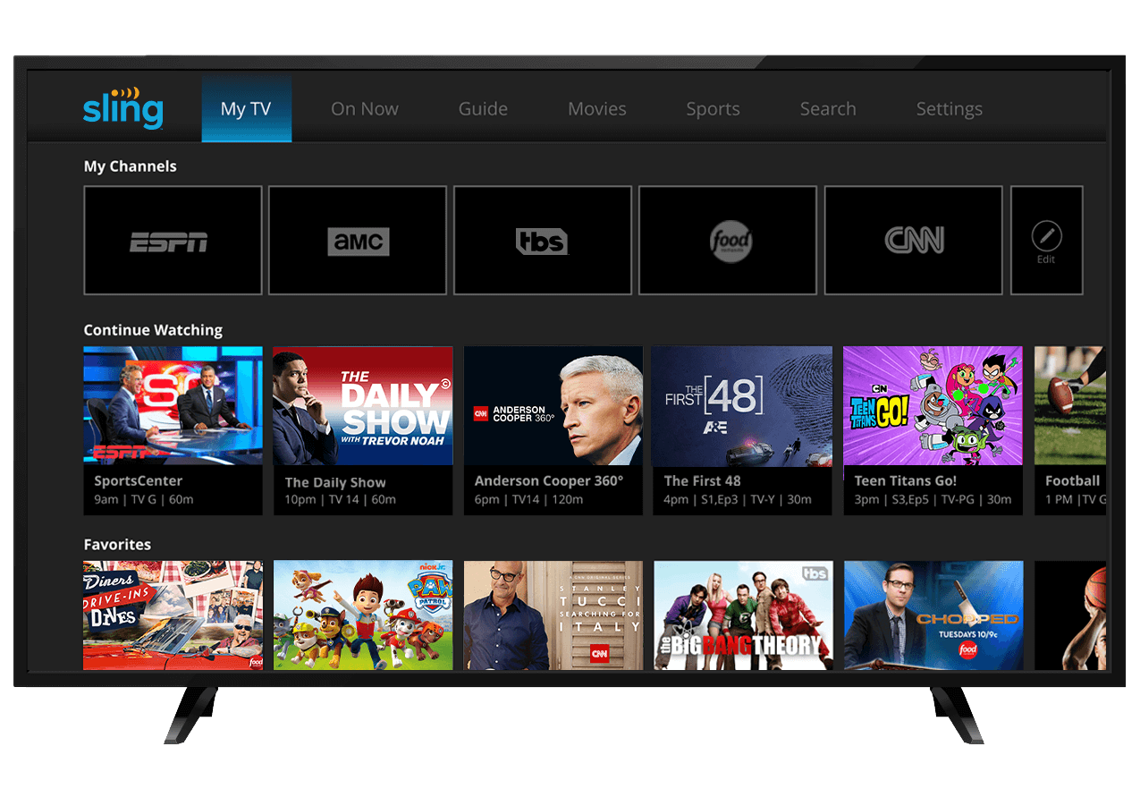 watch sling tv on smart tv