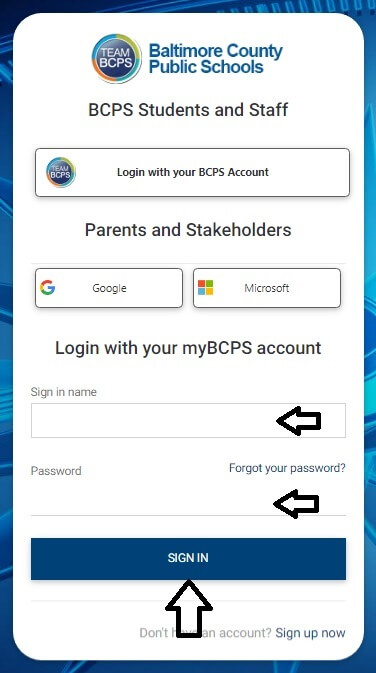 schoology bcps login account