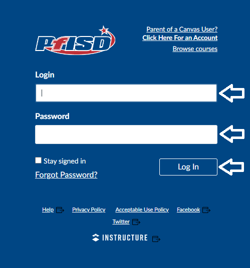 canvas pfisd account login