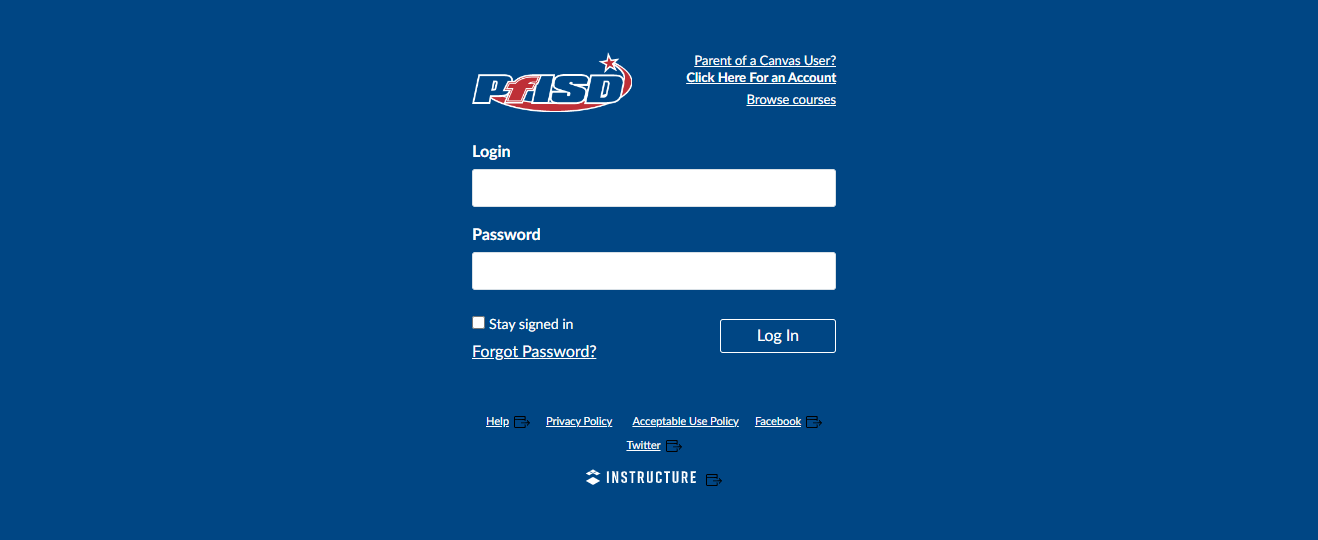 canvas pfisd login