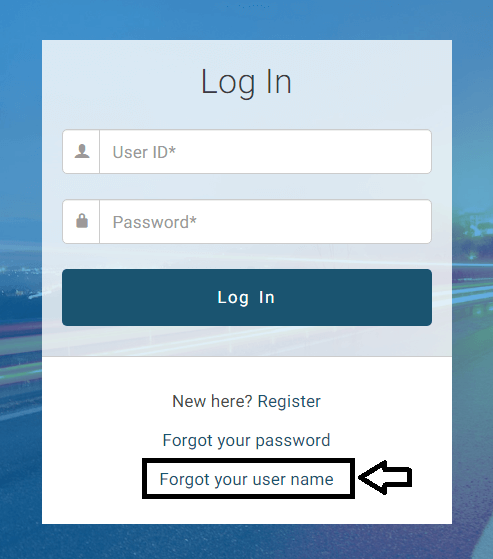 forgot revvi credit card username